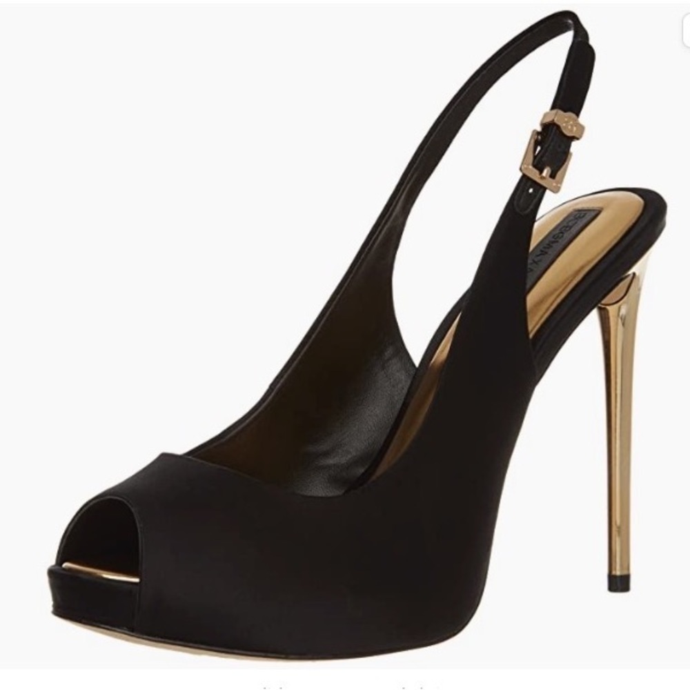 Bcbgmaxazria MA Peyton Peep Toe Platform Sandal Black